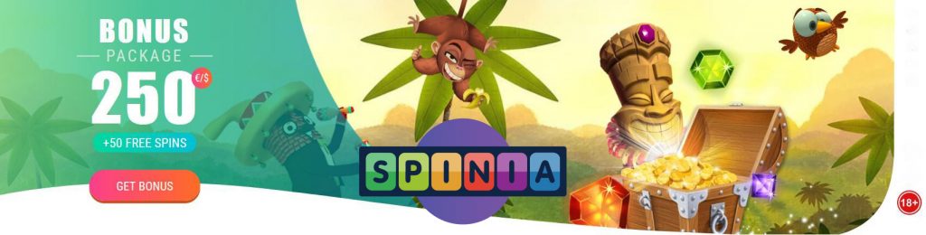 Spinia Casino welkomstbonus