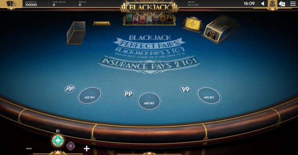 Perfect Pairs Blackjack Cookie Casino