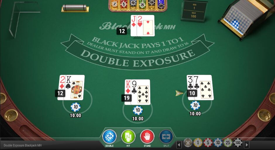 Blackjack Double Exposure spelregels