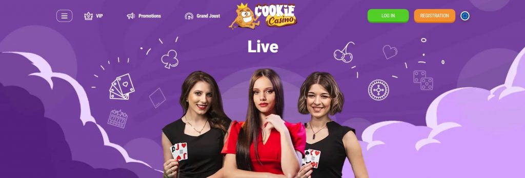 Cookie Casino live casino