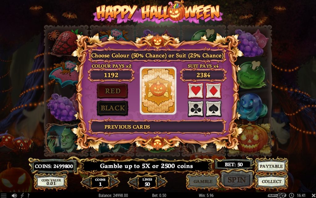 Happy Halloween gamble