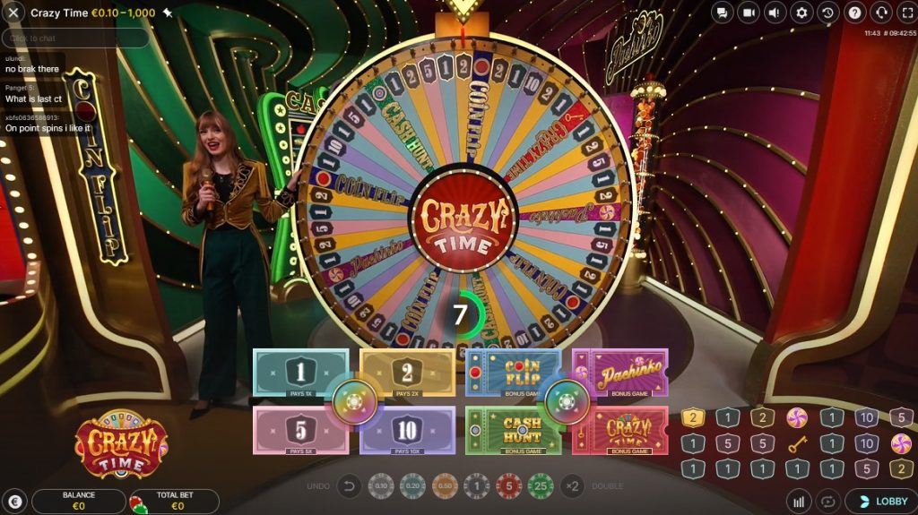 Live Crazy Time Cookie Casino