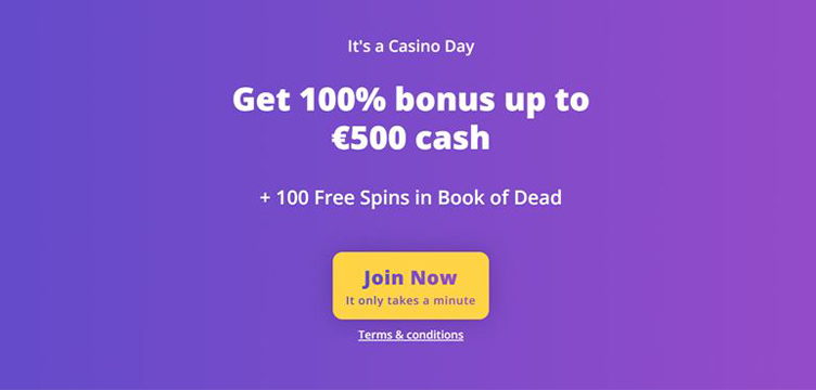 CasinoDays bonus