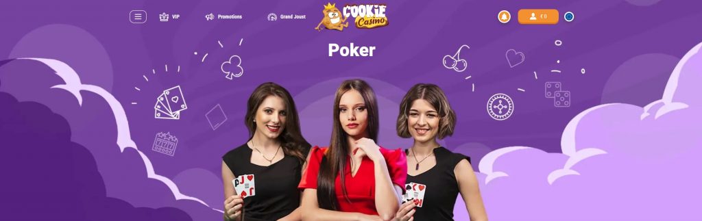 Cookie Casino Live Poker spellen