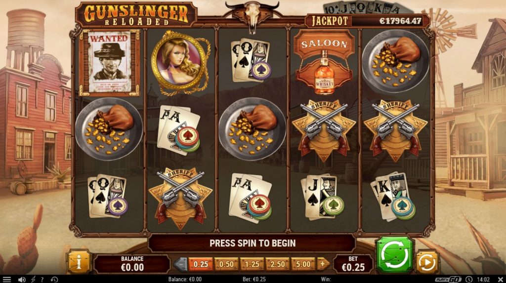 Gunslinger Reloaded jackpot slot